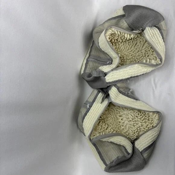 2 Pcs Shoe Wash Laundry Bags Washing Machine Textured Fabric Reusable - Picture 5 of 9